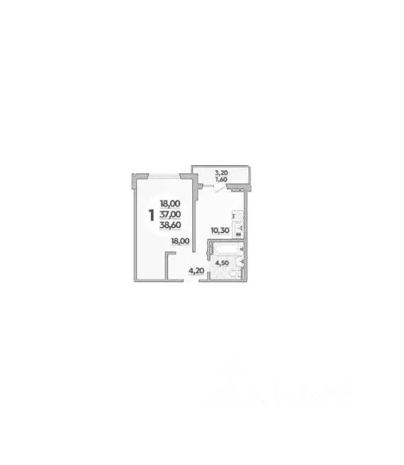 1-к кв. Краснодарский край, Краснодар ул. Героев-Разведчиков, 11/2 ... - Фото 0