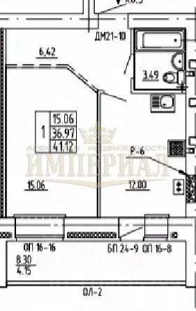 1-к кв. Марий Эл, Йошкар-Ола Спортивный мкр,  (41.12 м) - Фото 1