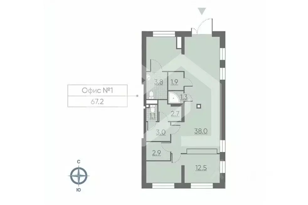 Помещение свободного назначения в Москва Производственная ул., 19к1 ... - Фото 2