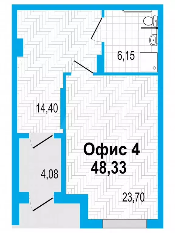 Продам помещение свободного назначения, 48.33 м - Фото 0