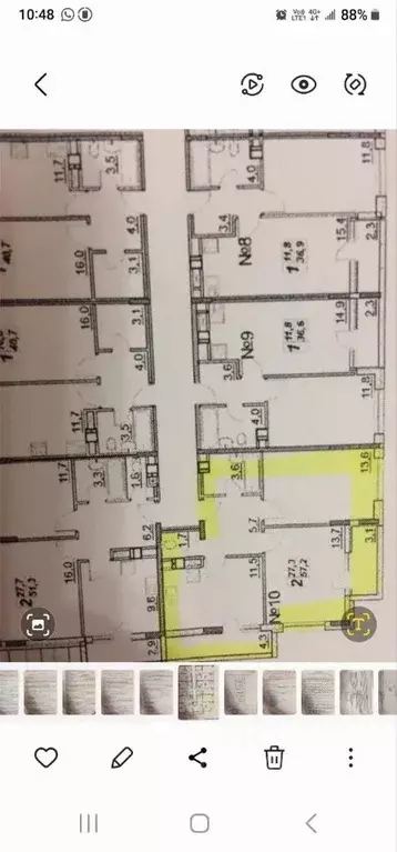 2-к кв. Краснодарский край, Анапа ул. Ленина, 180Ак13 (57.2 м) - Фото 2