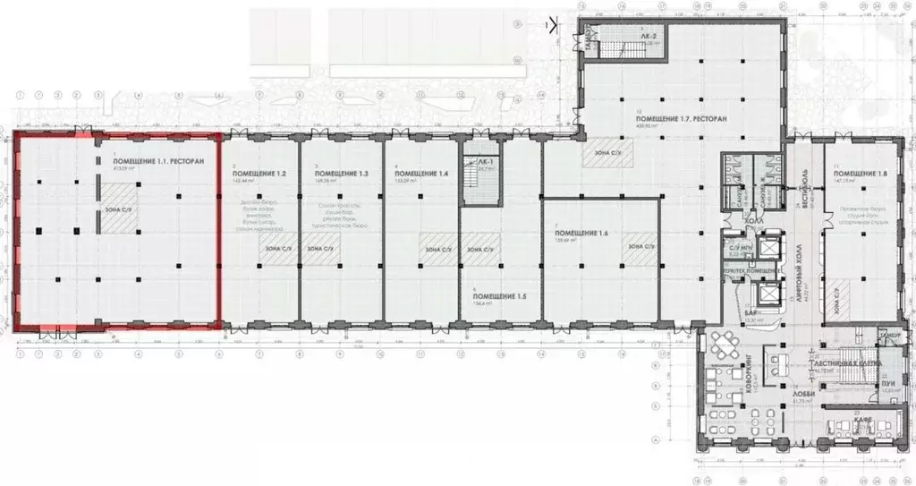 Помещение свободного назначения в Санкт-Петербург Московский просп., ... - Фото 1