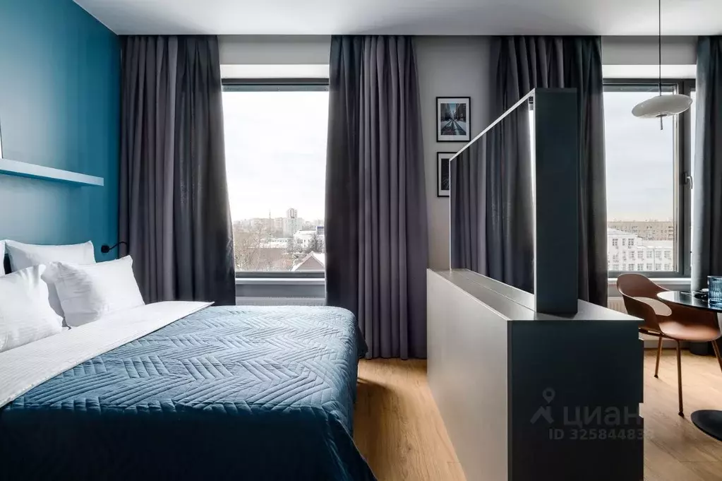 Студия Москва Новоданиловская наб., 8к1 (30.0 м) - Фото 0