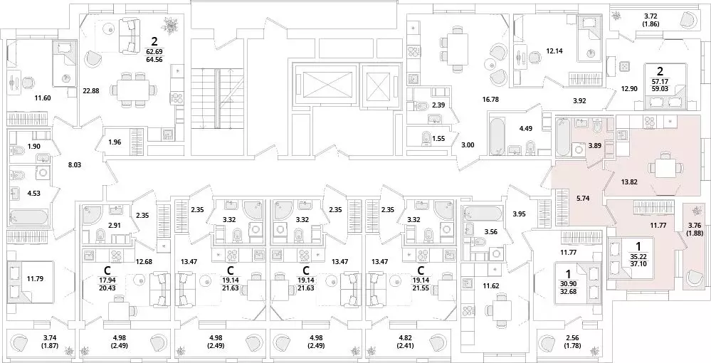 1-к кв. Санкт-Петербург Кубинская ул., 82к2 (37.1 м) - Фото 1