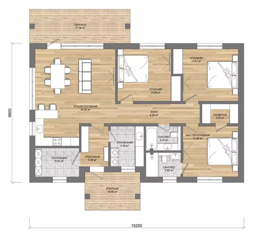 Дом в Челябинская область, Сосновский муниципальный округ, с. ... - Фото 1