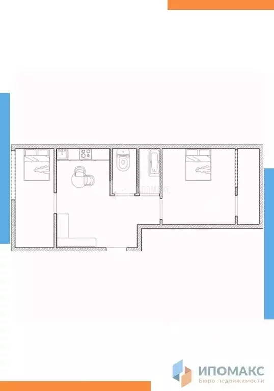 2-к кв. Московская область, Апрелевка Наро-Фоминский городской округ, ... - Фото 2