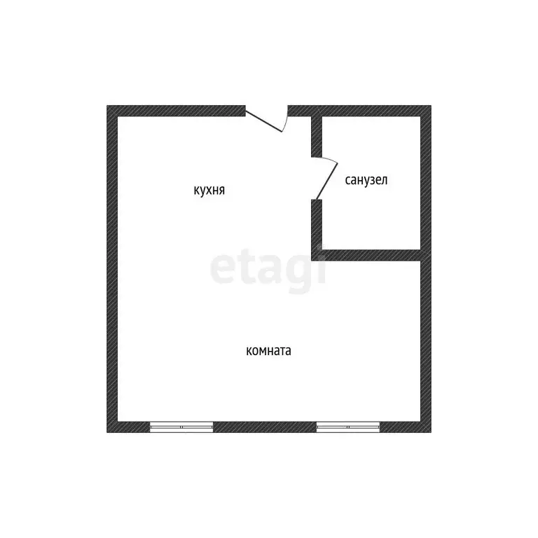 1-комнатная квартира: Геленджик, улица Островского, 27 (18 м) - Фото 0