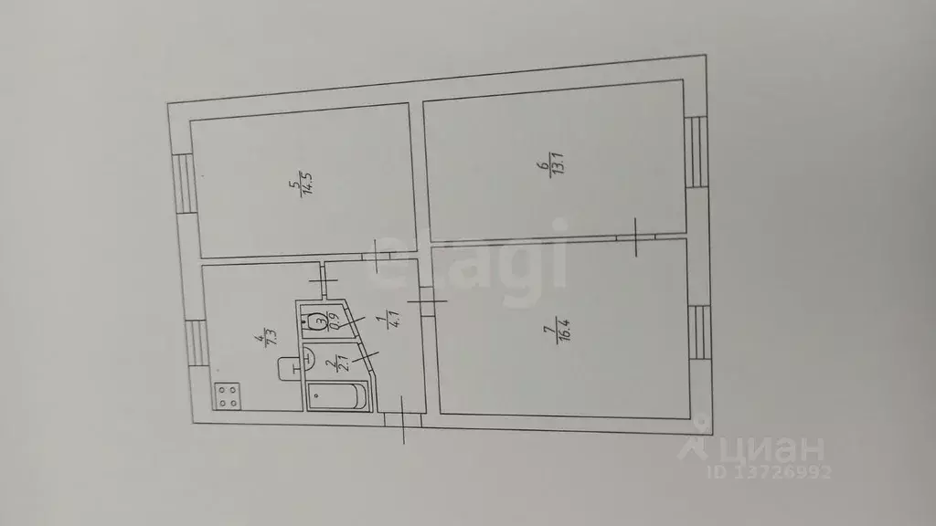 3-к кв. Саратовская область, Саратов Барнаульская ул., 20 (60.0 м) - Фото 2