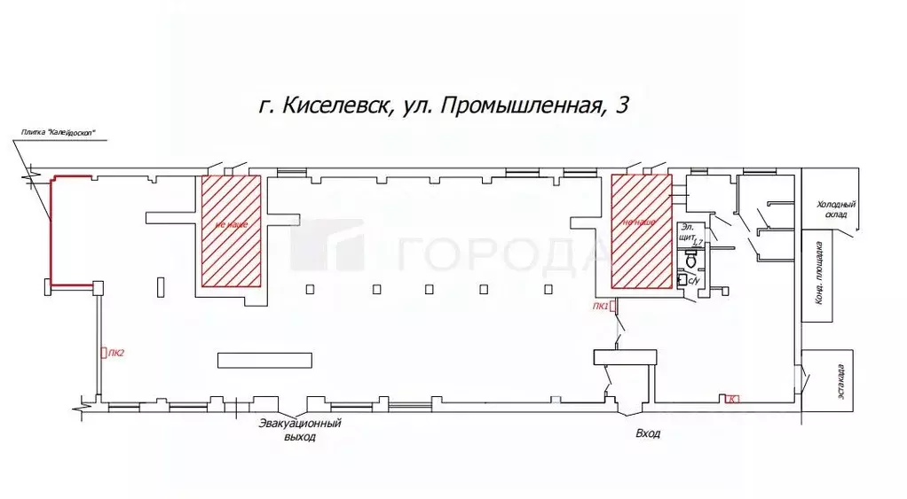Помещение свободного назначения в Кемеровская область, Киселевск ... - Фото 2