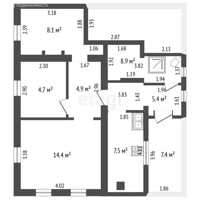Дом в Новокузнецк, улица Верхне-Редаково (75 м) - Фото 2