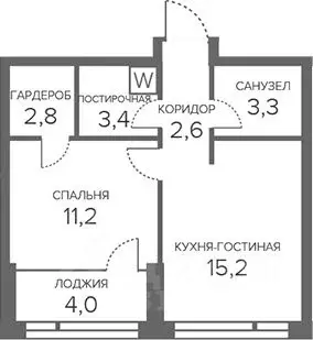 1-к кв. Москва Сосинская ул., 43 (40.53 м) - Фото 1