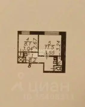 2-к кв. Астраханская область, Астрахань ул. Тренева, 29Б (31.0 м) - Фото 1