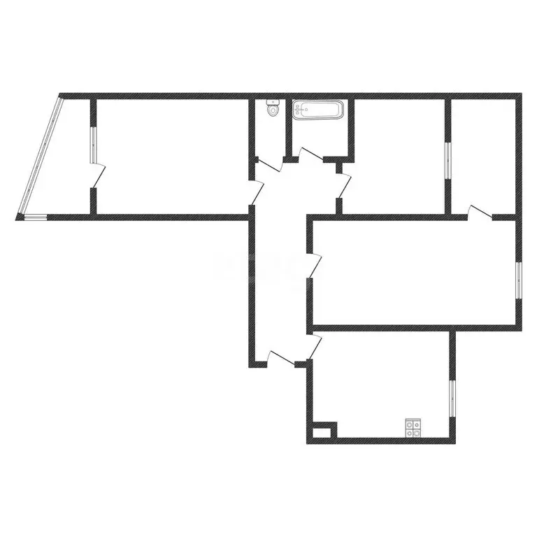 3-комнатная квартира: Черкесск, улица Космонавтов, 29 (69 м) - Фото 2