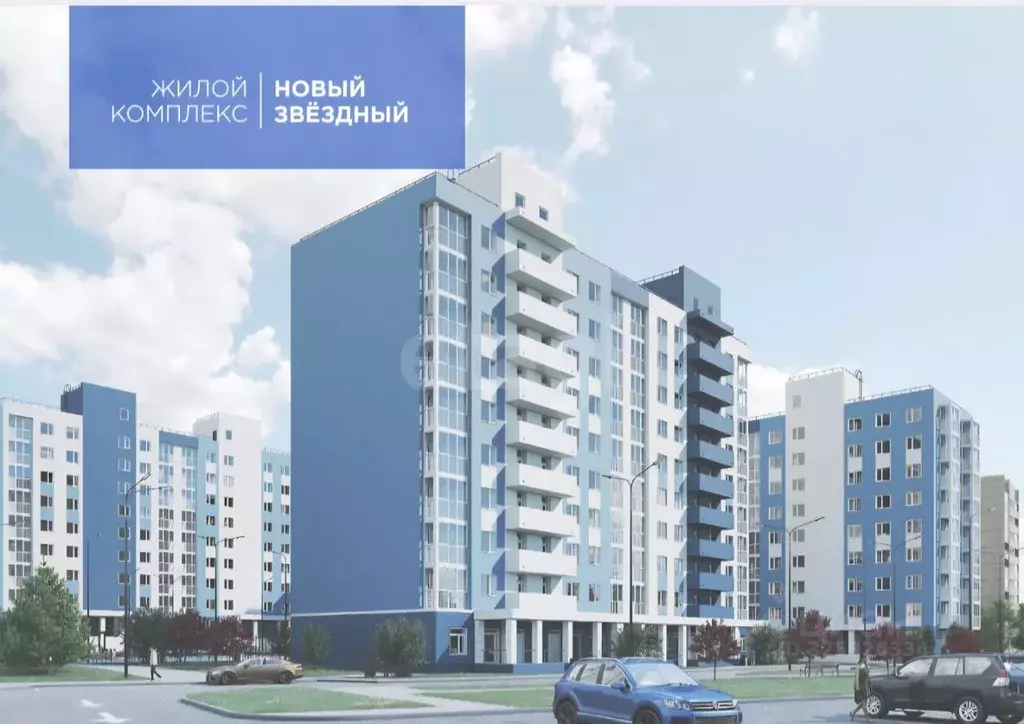 1-к кв. Пермский край, Пермь пос. Новые Ляды, Новый Звездный жилой ... - Фото 1