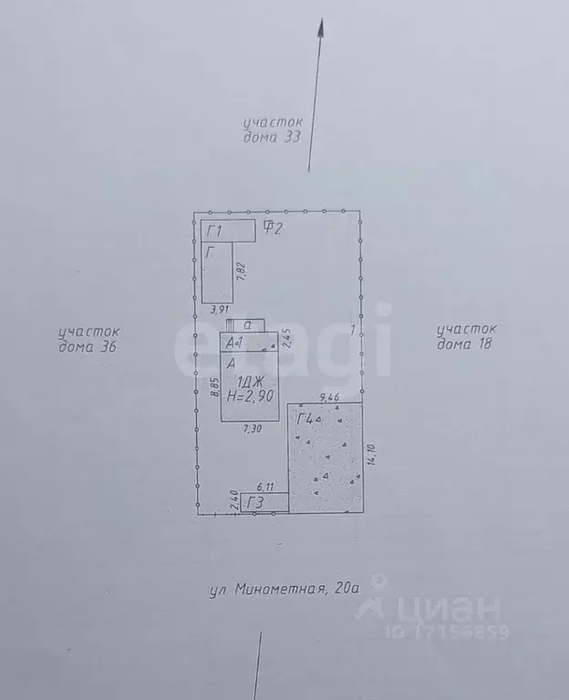 Дом в Хабаровский край, Хабаровск Минометная ул., 20А (54 м) - Фото 2