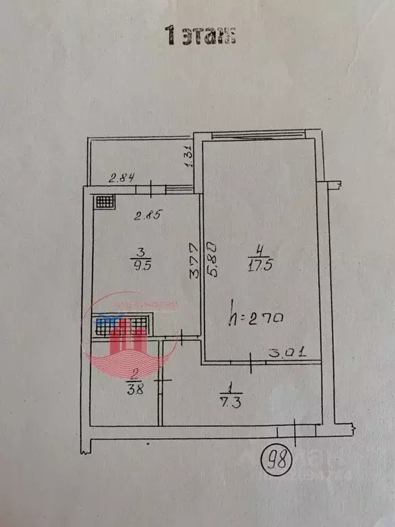 1-к кв. Севастополь ул. Челнокова, 12/6 (39.0 м) - Фото 1