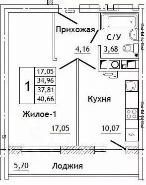 1-к кв. Смоленская область, Смоленский муниципальный округ, д. ... - Фото 1