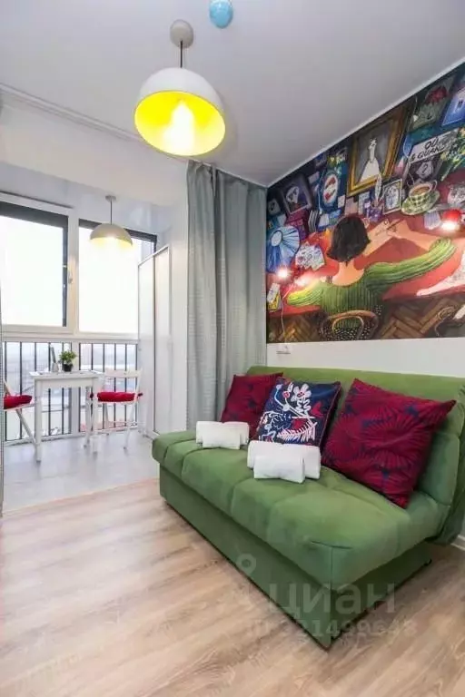 1-к кв. Санкт-Петербург ул. Салова, 61 (19.0 м) - Фото 2