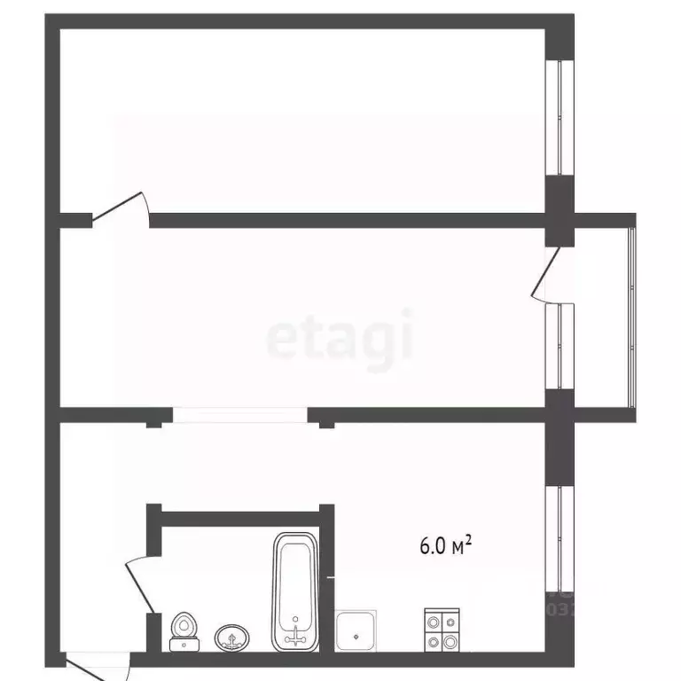 2-к кв. Владимирская область, Муром Московская ул., 37А (44.0 м) - Фото 1