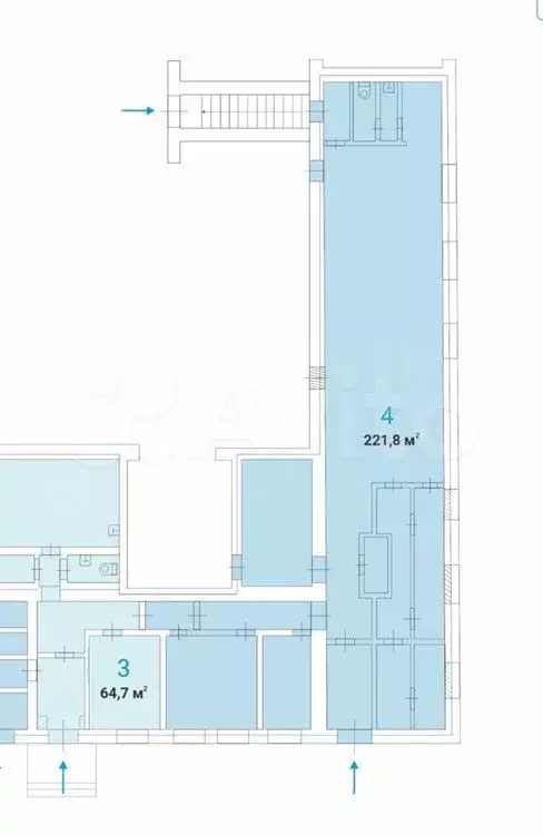 Продажа ПСН 221,8 м2 м. Баррикадная в цао - Фото 0