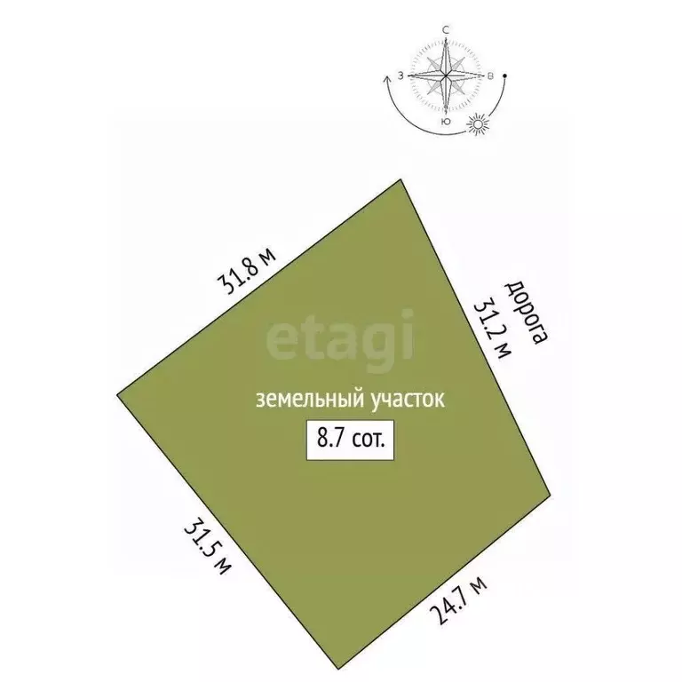 Участок в Севастополь Балаклавский муниципальный округ, Союз ТСН, 13 ... - Фото 1