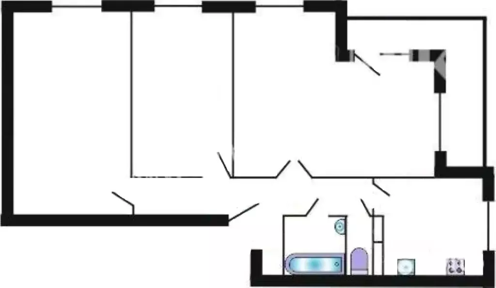 3-к кв. Московская область, Сергиев Посад Ярославское ш., 8Б (83.3 м) - Фото 1