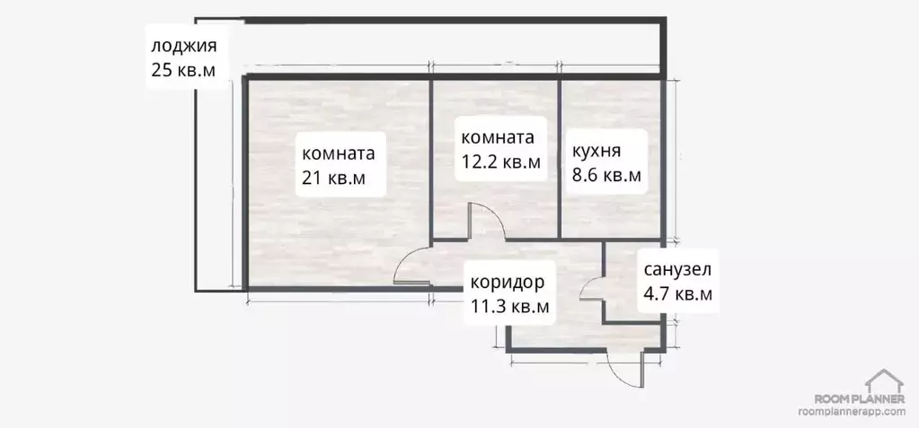 2-к кв. Томская область, Томск Черемошники мкр, ул. Большая Подгорная, ... - Фото 0