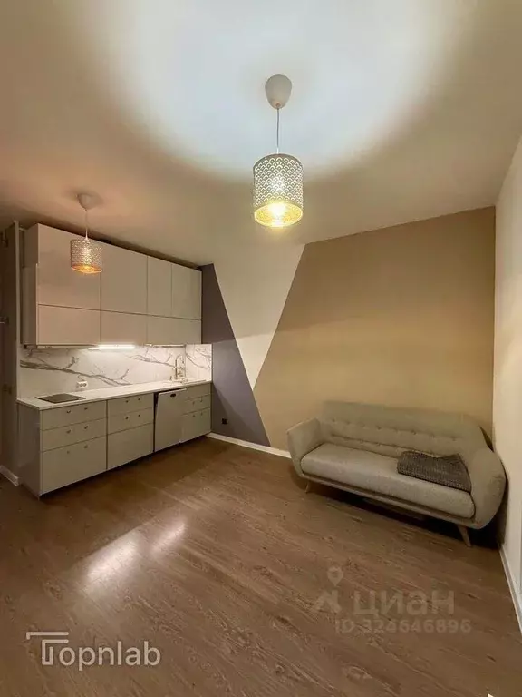 Студия Санкт-Петербург Комендантский просп., 64к1 (25.0 м) - Фото 2