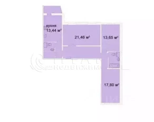 3-к кв. Санкт-Петербург Мебельная ул., 47к1 (91.0 м) - Фото 2