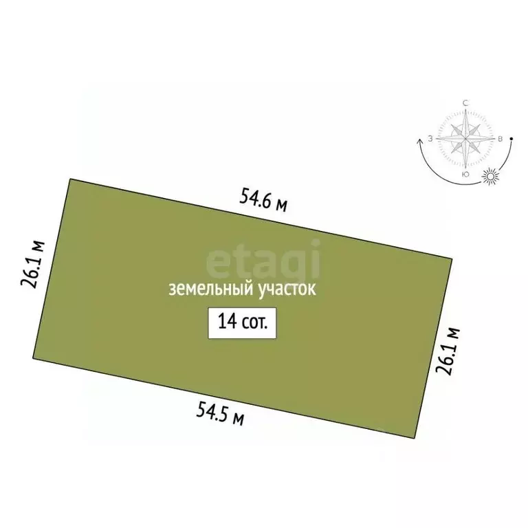 Участок в Мордовия, Лямбирский район, с. Берсеневка  (14.0 сот.) - Фото 2