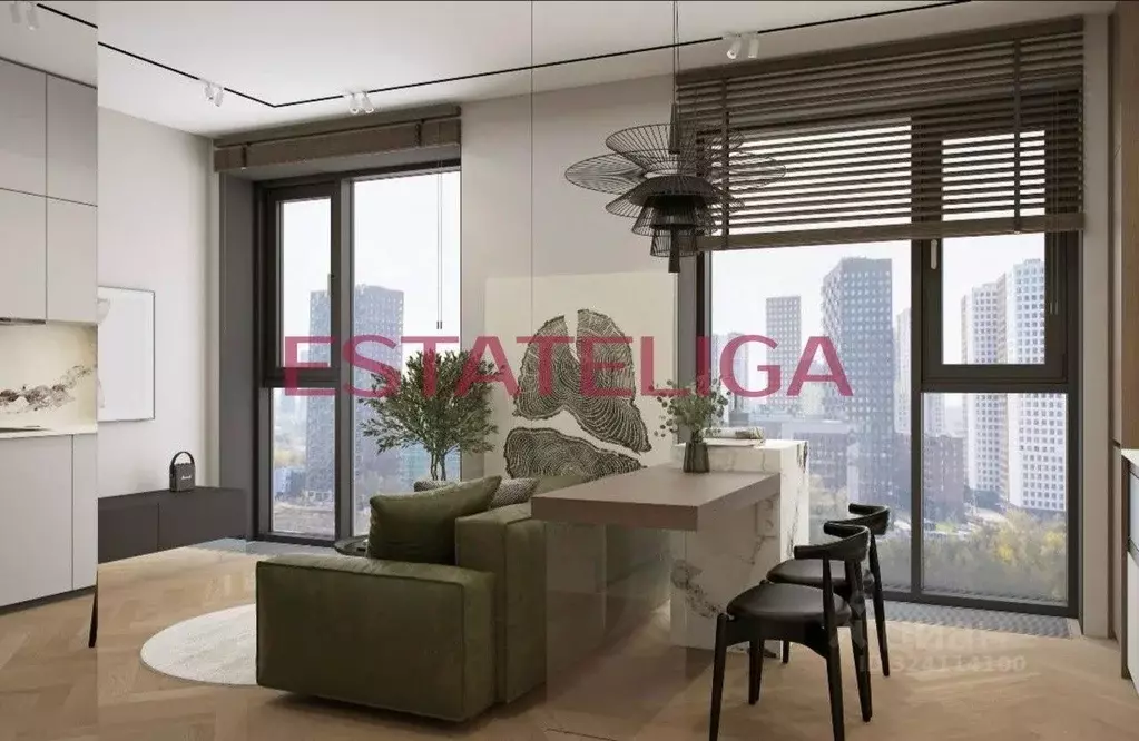 Студия Москва Причальный проезд, 10к2 (35.0 м) - Фото 1