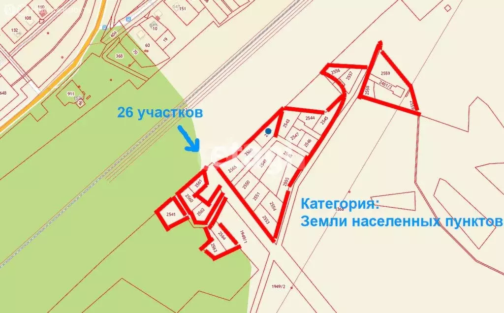 Участок в Мошковский район, село Сокур (344.75 м) - Фото 1