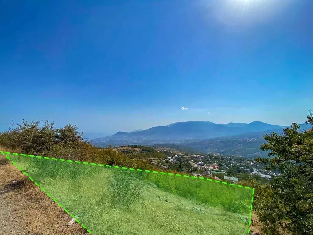 Участок в Крым, Алушта муниципальный округ, с. Лучистое ул. Видовая ... - Фото 2