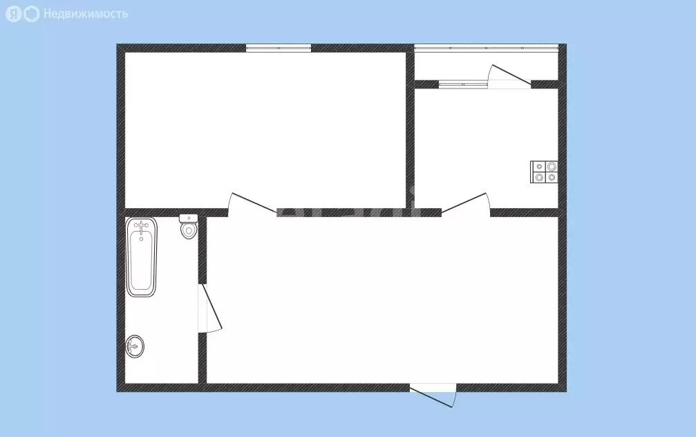 1-комнатная квартира: Черкесск, улица Космонавтов, 100А/2 (47.9 м) - Фото 1