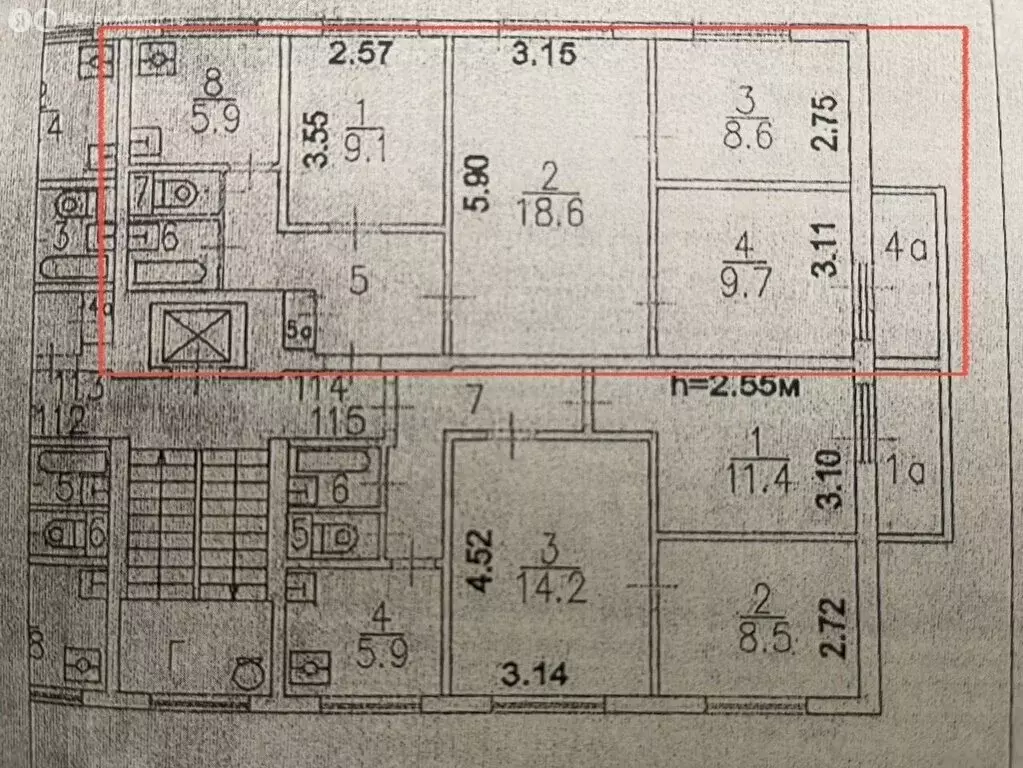 3-комнатная квартира: Москва, Чертановская улица, 56к1с3 (63 м) - Фото 1