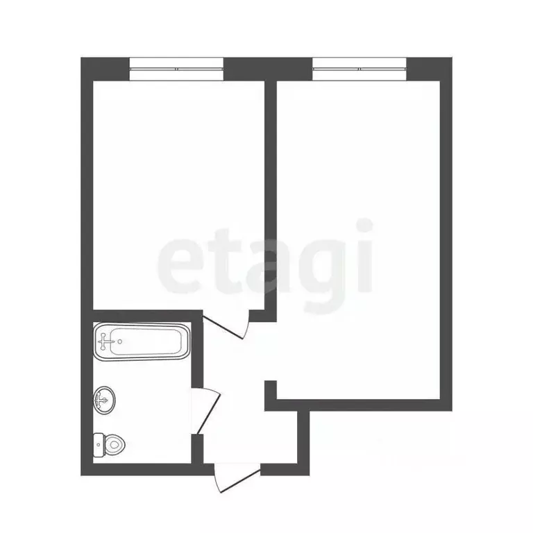 1-к кв. Московская область, Домодедово городской округ, с. Ям ул. ... - Фото 2