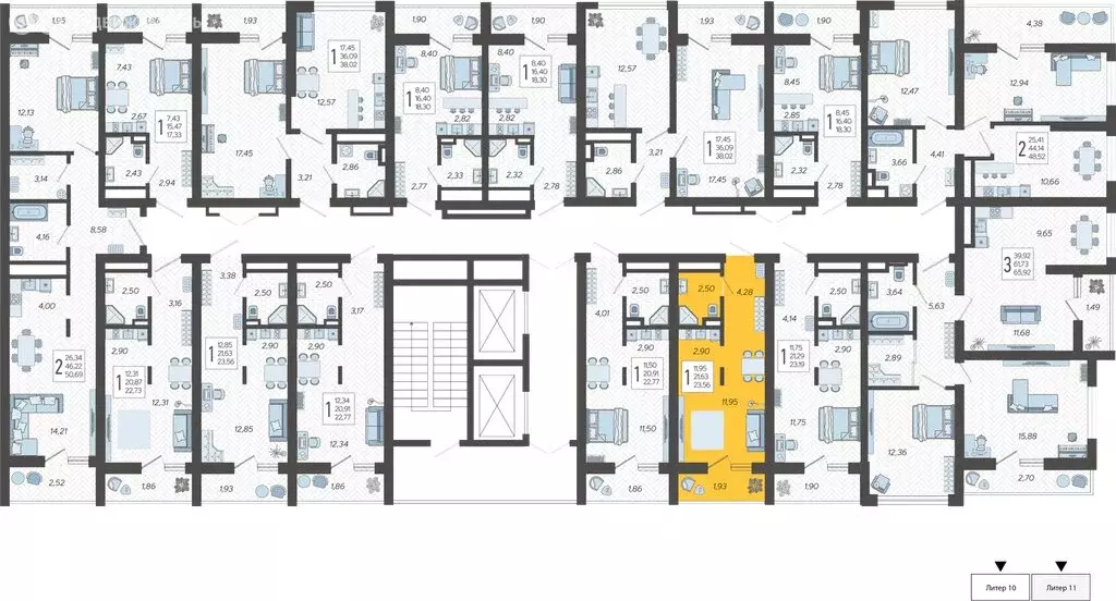 Квартира-студия: Сочи, микрорайон Бытха, Ясногорская улица, 16/2к5 ... - Фото 2