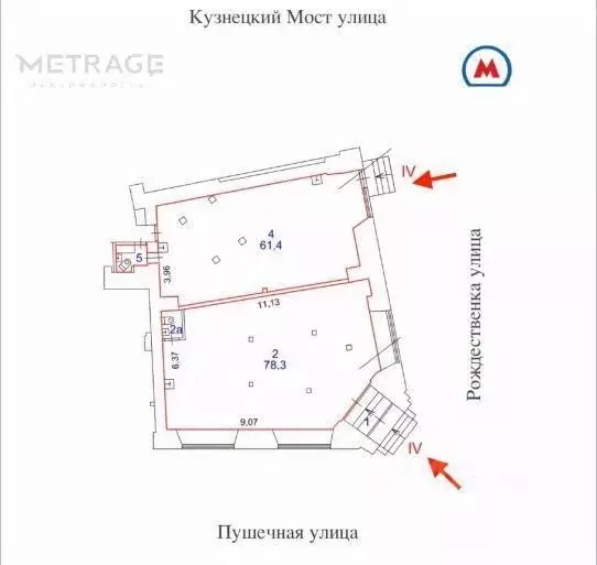 Помещение свободного назначения в Москва ул. Рождественка, 5/7С2 (146 ... - Фото 1