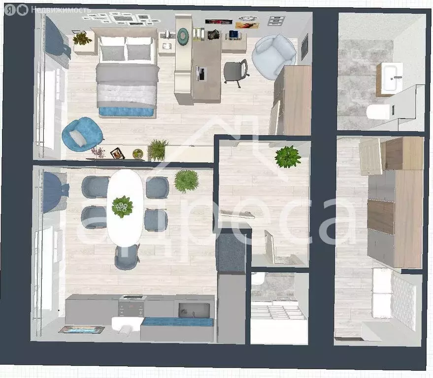 1-комнатная квартира: Самара, улица Тухачевского, 80 (56 м) - Фото 2