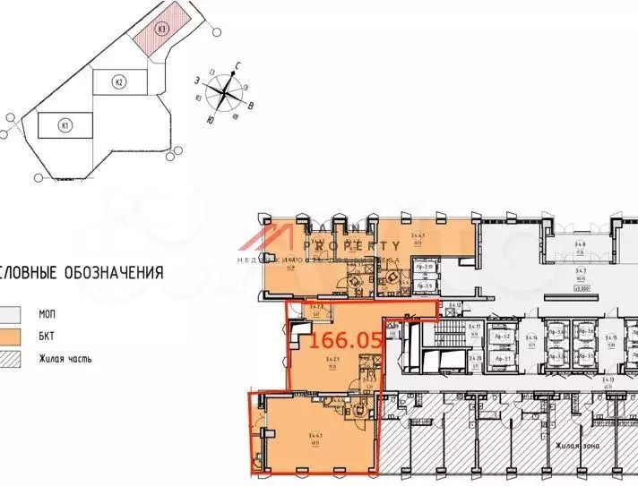 Продажа помещения под супермаркет в ЖК  Will Towers  на 1-й линии - Фото 1