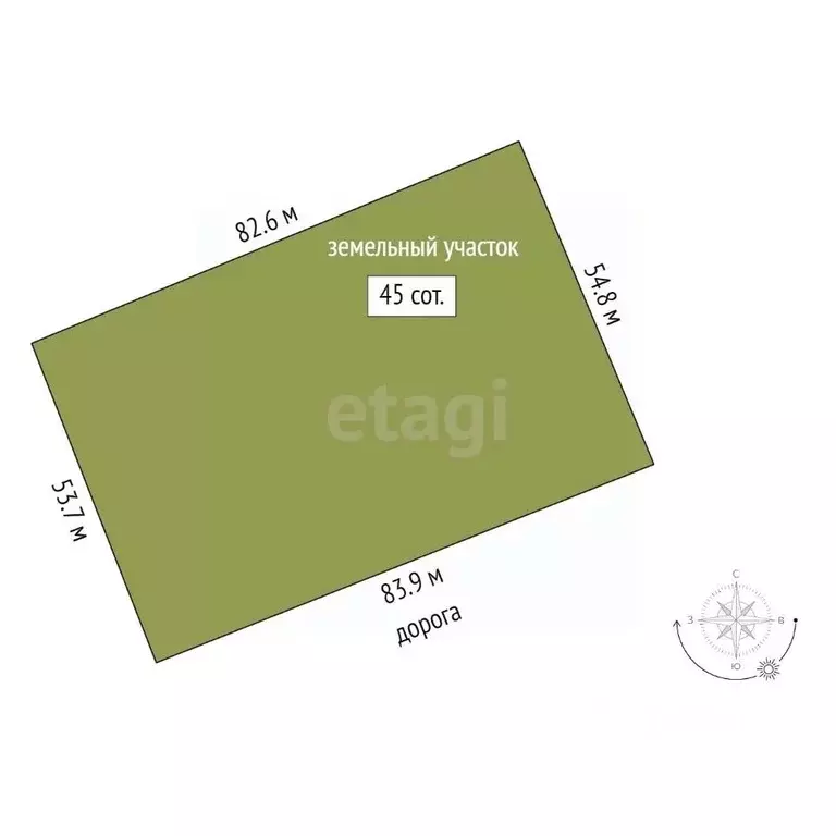 Участок в Тюменская область, Нижнетавдинский муниципальный округ, с. ... - Фото 2