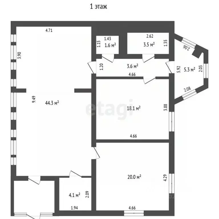 Дом в Кемеровская область, Березовский Апрельская ул., 11 (150 м) - Фото 2