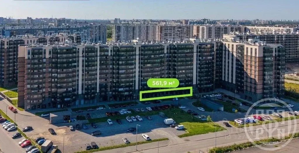 Помещение свободного назначения в Ленинградская область, Кудрово г. ... - Фото 1