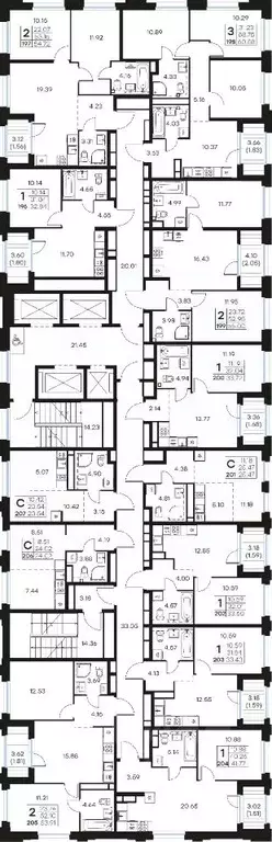 2-к кв. Нижегородская область, Нижний Новгород Глоракс Левобережный ... - Фото 2
