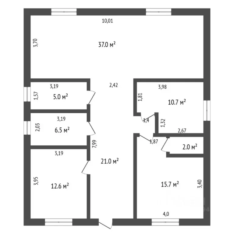 Коттедж в Тюменская область, Ялуторовск Тополиная ул. (110 м) - Фото 2