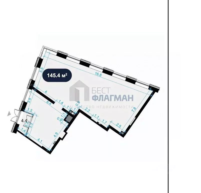 Офис в Москва ул. Народного Ополчения, 15К2 (145 м) - Фото 2
