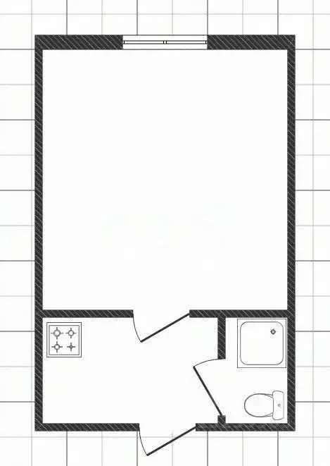 Студия Липецкая область, Липецк ул. Студенческий Городок, 13 (14.5 м) - Фото 2