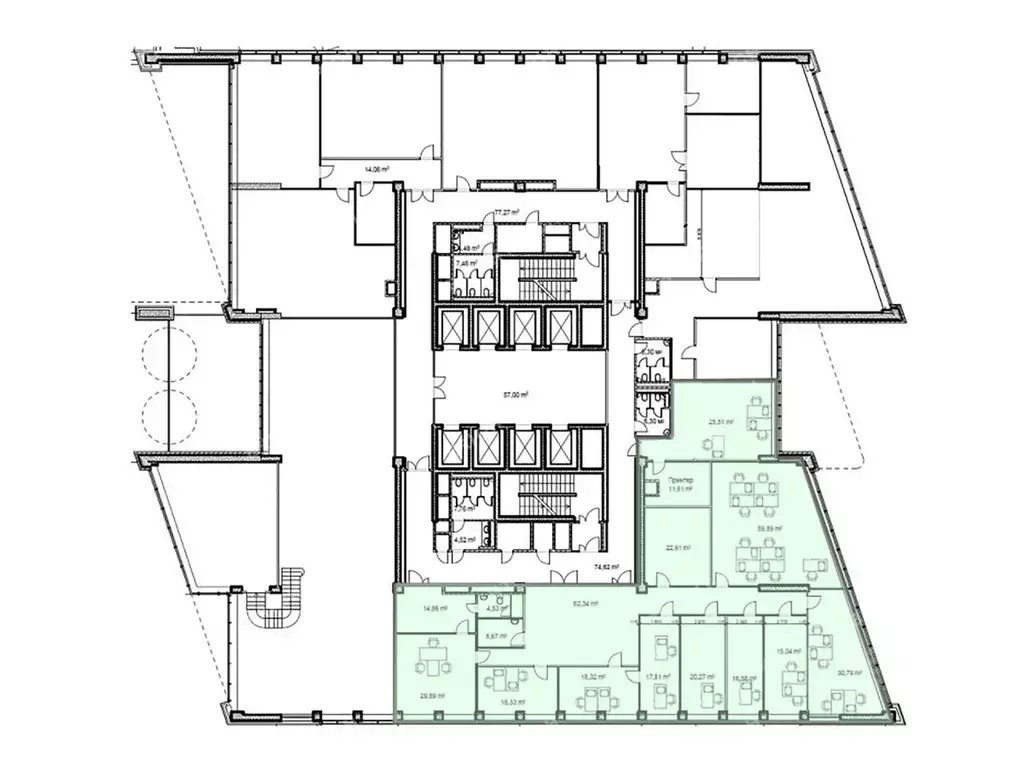 Офис в Москва ул. Академика Пилюгина, 22 (481 м) - Фото 2