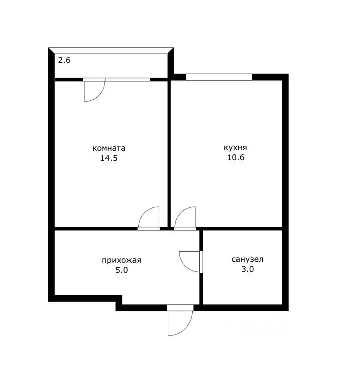 1-к кв. Краснодарский край, Краснодар Московская ул., 144к1 (39.5 м) - Фото 2