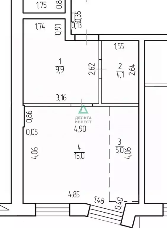 1-к кв. Башкортостан, Уфа ул. Бородинская, 9 (34.0 м) - Фото 2